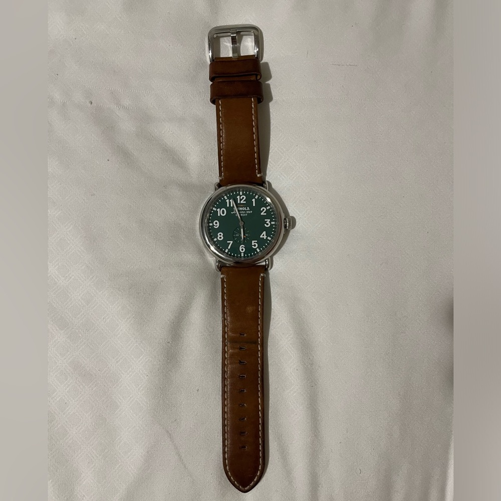 47 mm Green Shinola Runwell